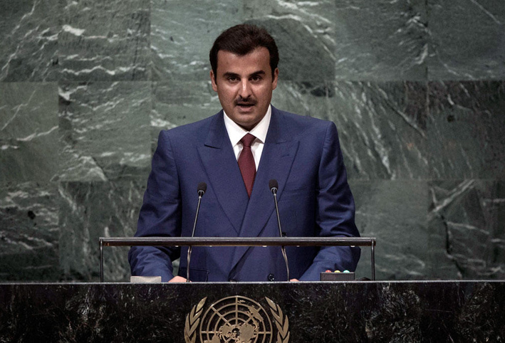 "تميم" يلقي خطاباً بالجلسة الافتتاحية بالأمم المتحدة غداَ .. ويفتتح منتدى " أمريكا والعالم الاسلامي