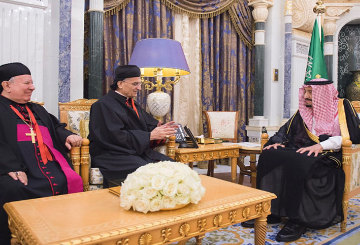 الملك سلمان يستقبل البطريرك اللبناني "مار بشارة" في الرياض