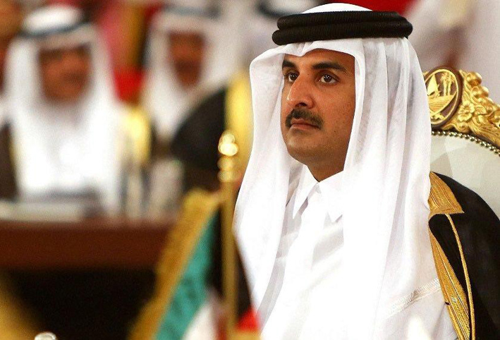 أمير قطر يعزّي بوفاة والدة رئيس الإمارات