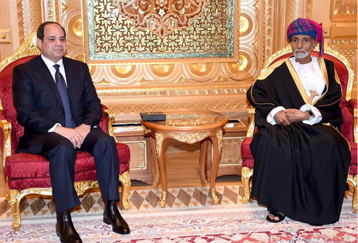 سلطان عُمان والسيسي يدعوان لتسوية الأزمة اليمنية