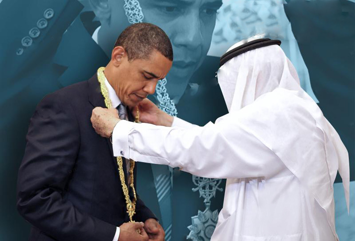 الجارديان: السعودية أغرقت أوباما وحاشيته بالمجوهرات