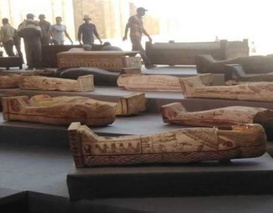 مصر تعلن عن كشف ضخم يضم 100 تابوت فرعوني