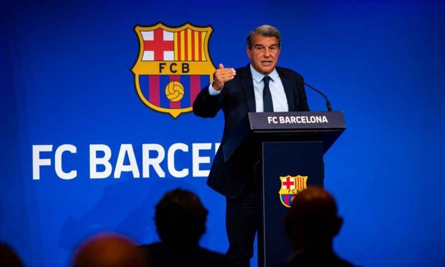 لابورتا: برشلونة لن يستطيع التعاقد مع لاعبين جدد