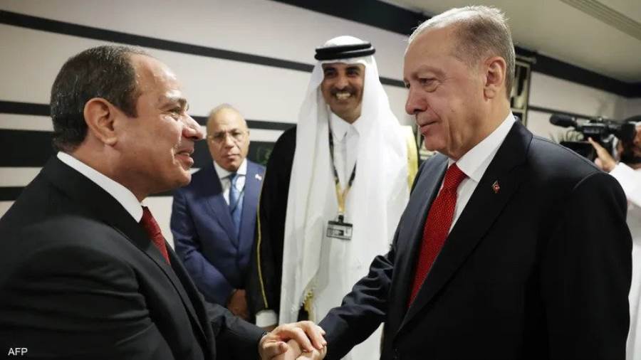  أردوغان: تحدثت مع السيسي 45 دقيقة.. ونبني العلاقات مع مصر