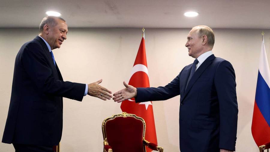  أردوغان لبوتين: يجب إخلاء شمال سوريا من مسلحي الأكراد