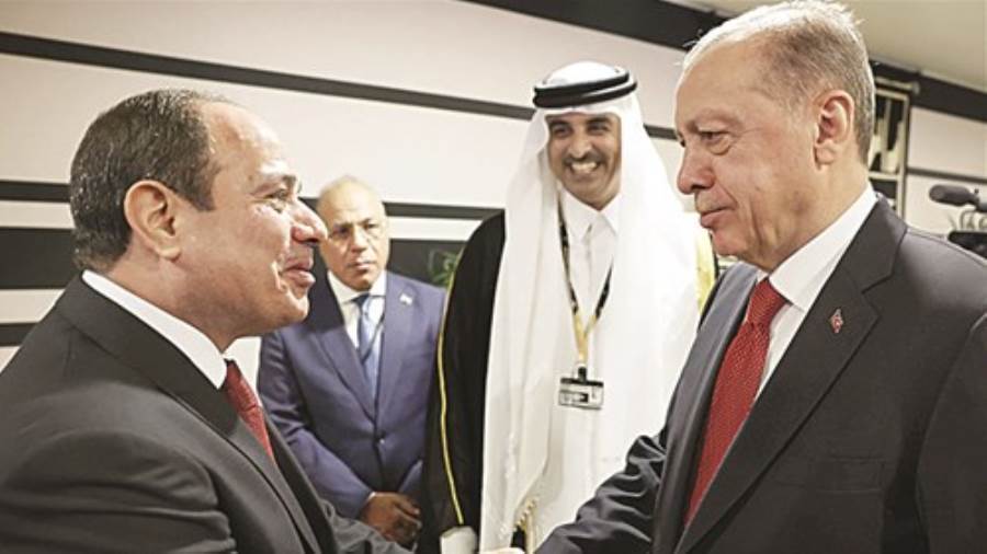 وزير خارجية تركيا: قد تعقد قمة بين أردوغان والسيسي قريبا