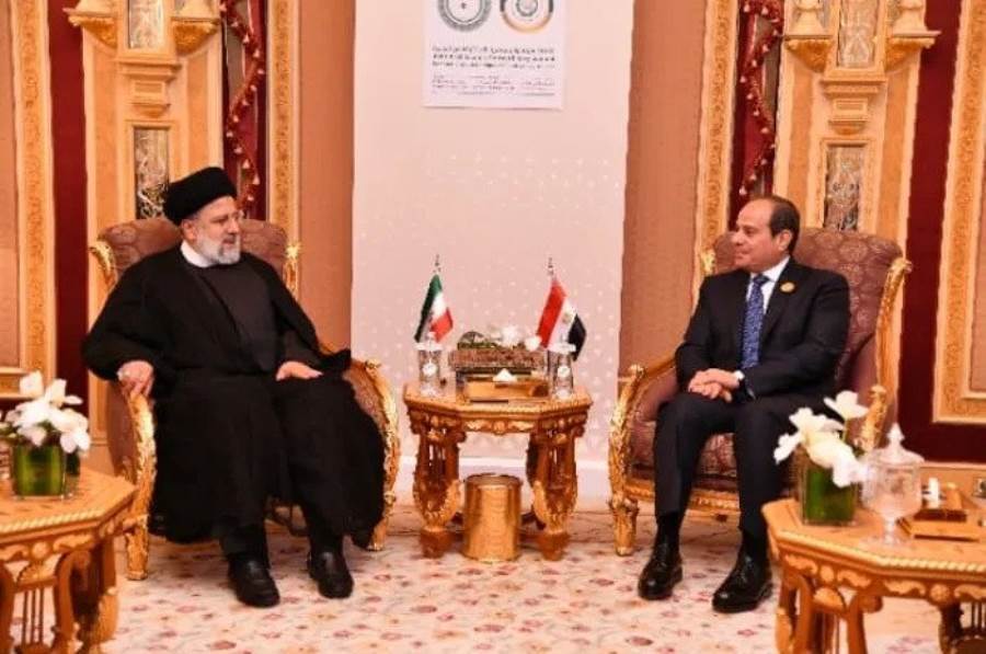 مباحثات بين الرئيس المصري ونظيره الإيراني بشأن الأوضاع في غزة
