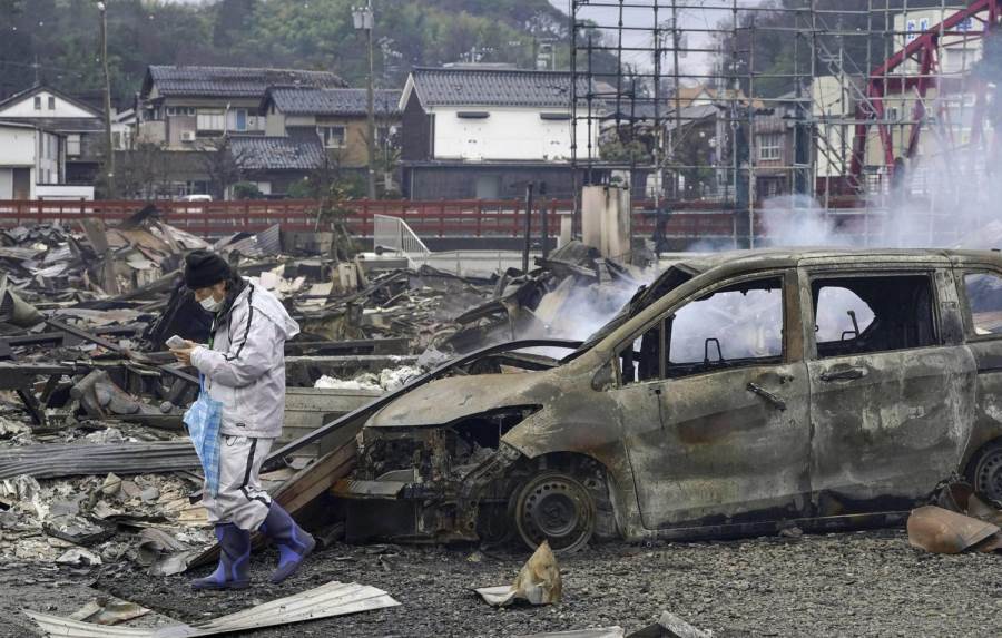 ارتفاع ضحايا زلازل اليابان إلى 62 قتيلا و100 مصاب