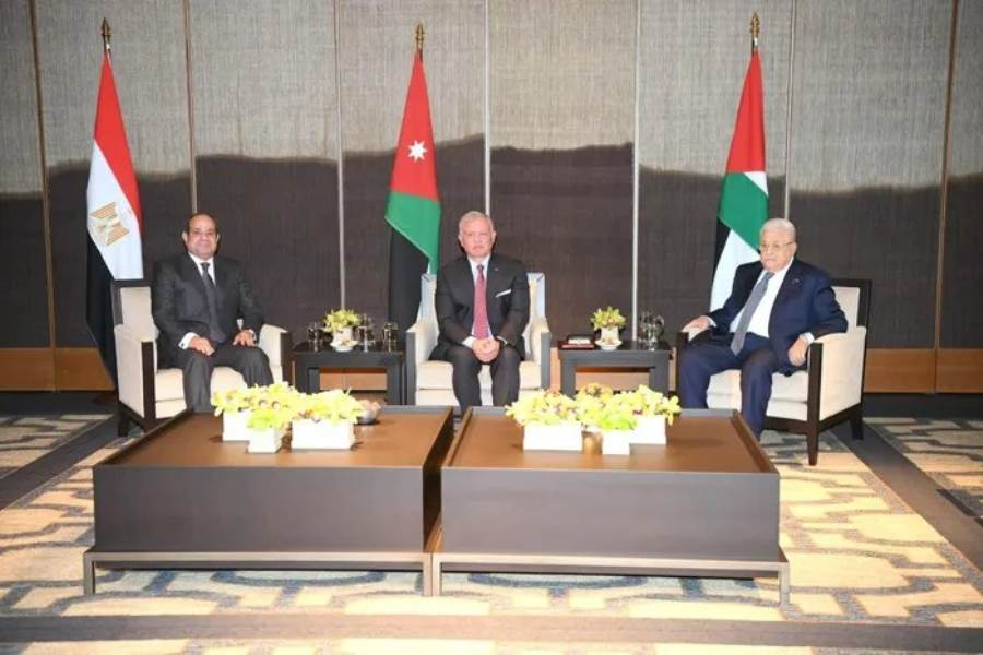توافق مصري أردني فلسطيني على رفض محاولات إعادة احتلال أي أجزاء من غزة