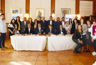 "هانى سرى الدين" فى ضيافة "روتارى القطامية"