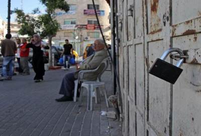 بالصور .. إضراب شامل فى فلسطين تضامنًا مع الأسرى