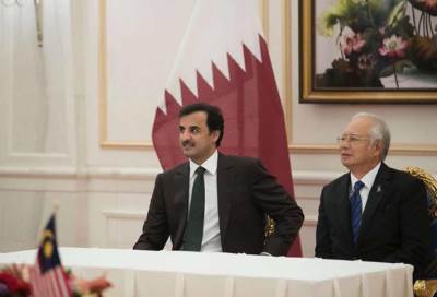أمير قطر ورئيس وزراء ماليزيا يبحثان مكافحة الإرهاب