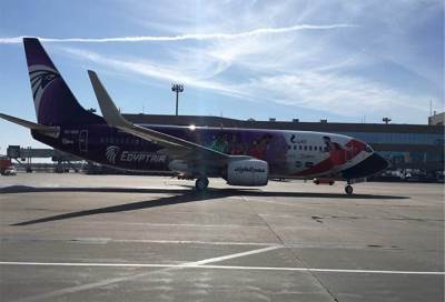 بالفيديو .. هكذا تم استقبال طائرة المنتخب المصري في موسكو؟