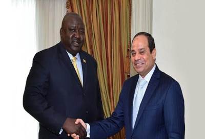 السيسى يستقبل نظيره الأوغندى يورى موسيفينى بقصر الاتحادية