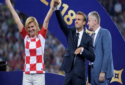 أول تعليق من رئيسة كرواتيا بعد الخسارة في نهائي المونديال 
