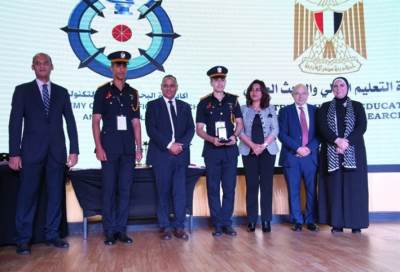 الكلية الفنية العسكرية تحصد جائزتين ذهبيتين وفضية فى مجالات مختلفة