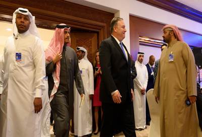 قطر تقدم مقترحا عسكريا مغريا إلى بومبيو قبل لقاء الملك سلمان وولي عهده