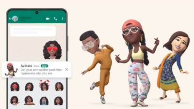 تطبيق واتساب يدمج الصور الرمزية الافتراضية لفيسبوك