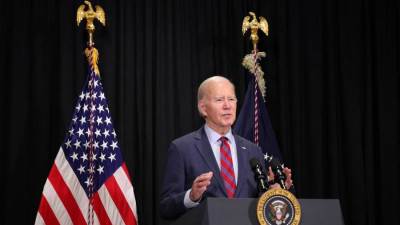 بايدن: واشنطن لن تتوقف عن العمل حتى تحقيق حل الدولتين
